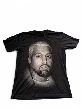 Zumiez Black Short Sleeve Tee with Large Monochrome Portrait